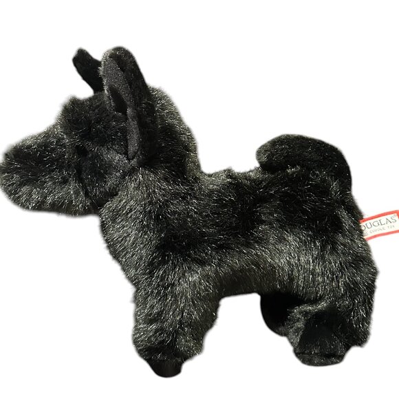 Douglas Plush Black Scottish Terrier, Black Scottie Dog Plush - Picture 7 of 10